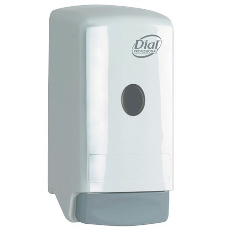 Dial Professional Liquid Soap Dispenser, Model 22, 800 mL, 5.25" x 4.25" x 10.25", White DIA 03226